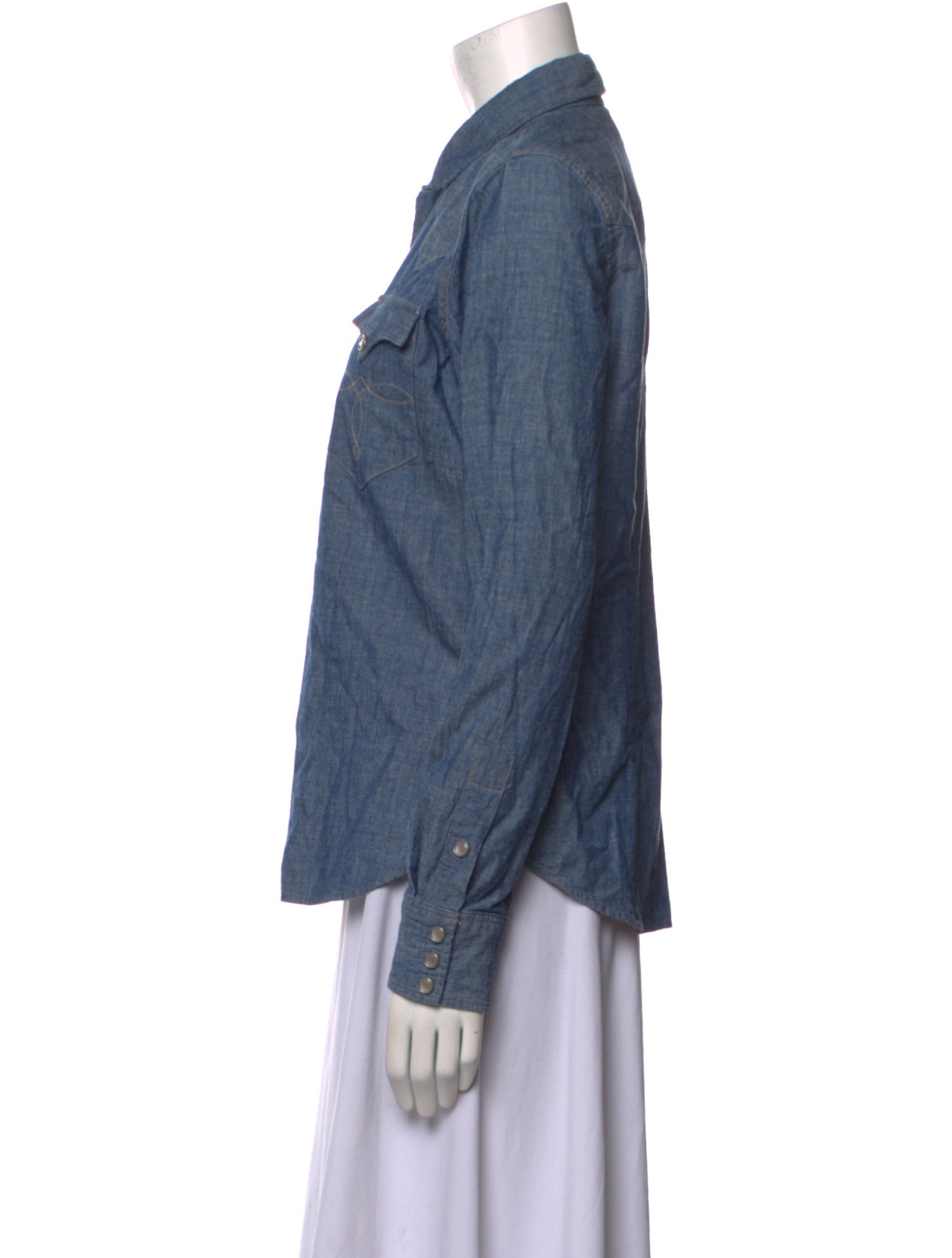 RRL & Co. Long Sleeve Button-Up Top