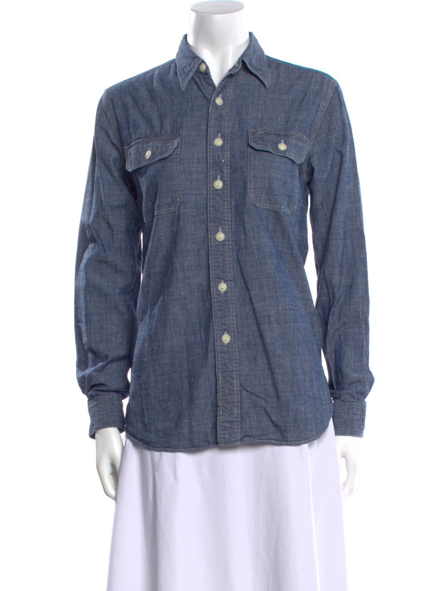 RRL & Co. Long Sleeve Button-Up Top