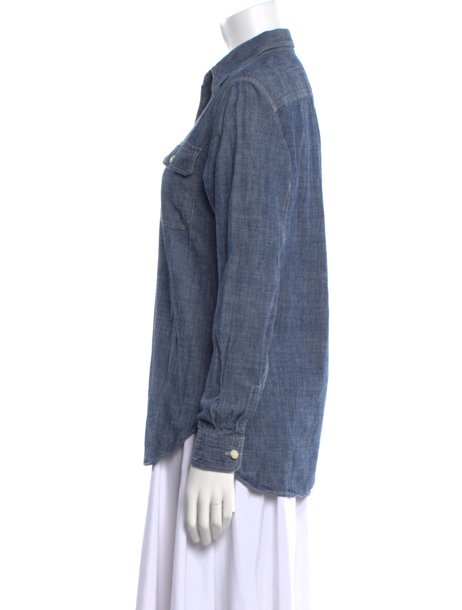 RRL & Co. Long Sleeve Button-Up Top