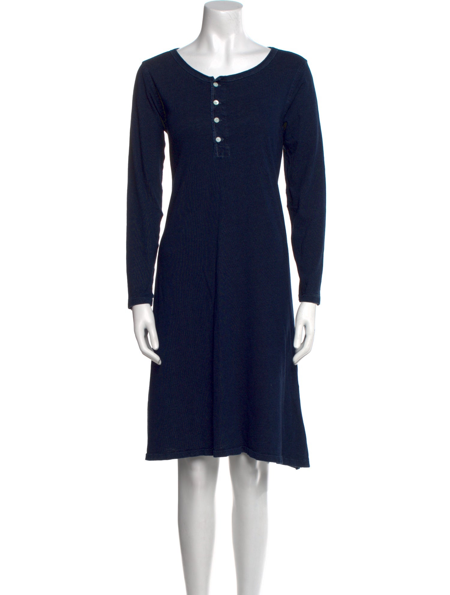 RRL & Co. Scoop Neck Knee-Length Dress