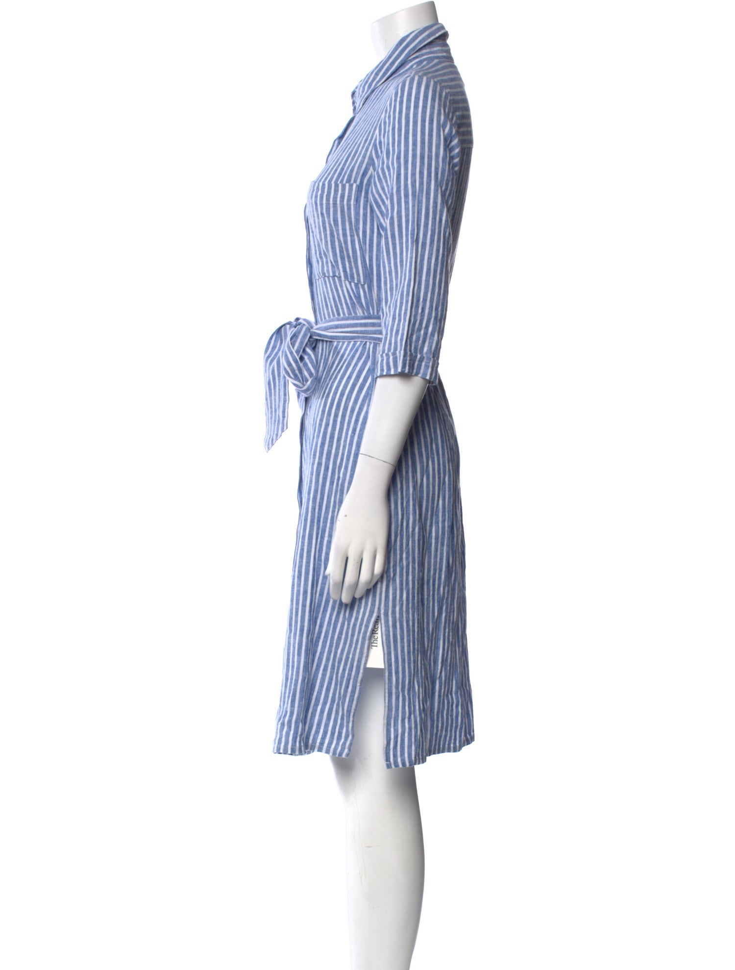 RRL & Co. Striped Knee-Length Dress