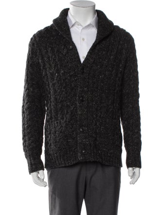 RRL & Co. Wool Mock Neck Cardigan