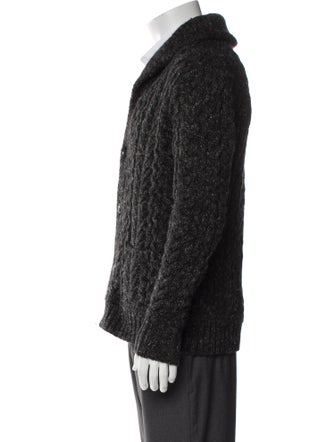 RRL & Co. Wool Mock Neck Cardigan