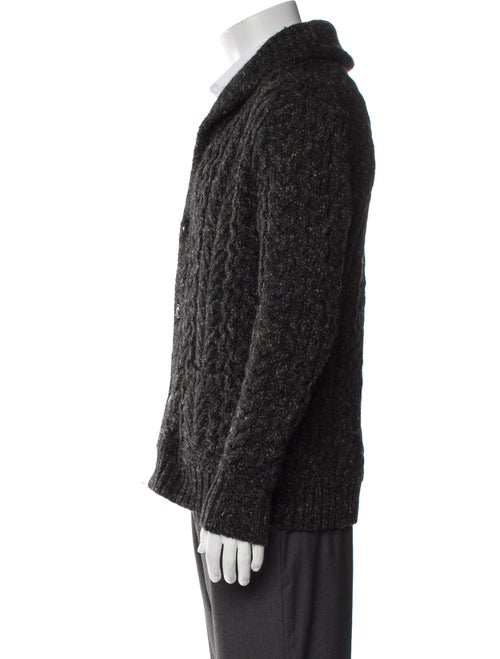 RRL & Co. Wool Mock Neck Cardigan