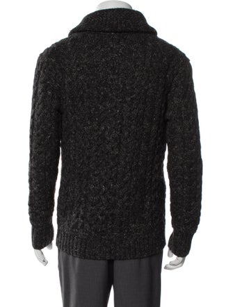 RRL & Co. Wool Mock Neck Cardigan