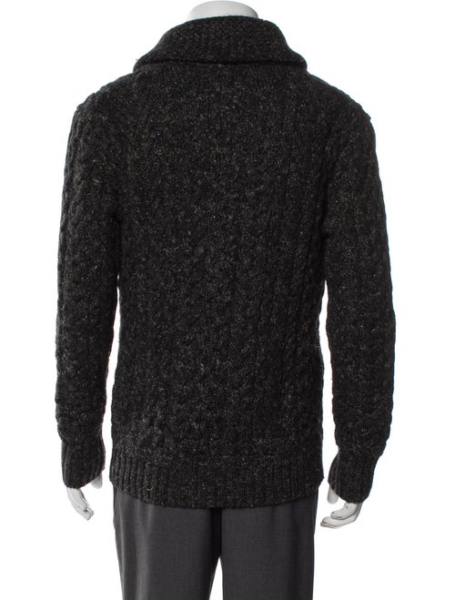 RRL & Co. Wool Mock Neck Cardigan