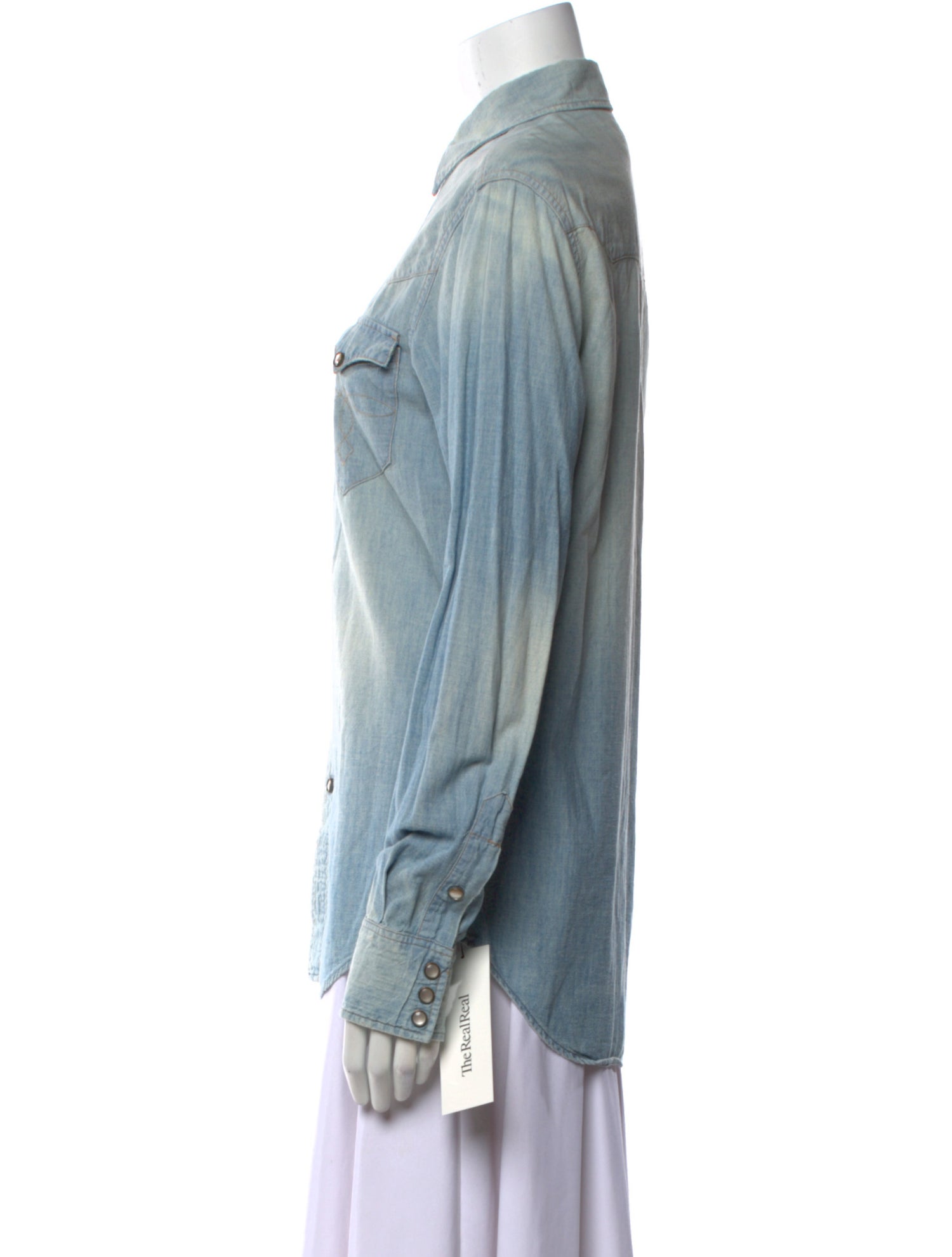 RRL & Co. Long Sleeve Button-Up Top