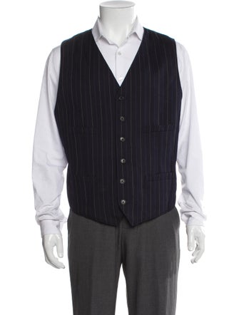 RRL & Co. Wool Striped Suit Vest