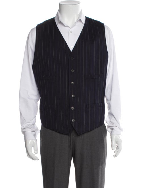 RRL & Co. Wool Striped Suit Vest