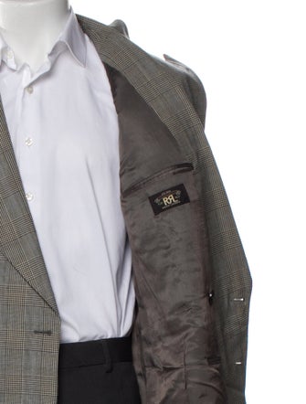 RRL & Co. Wool Plaid Print Blazer