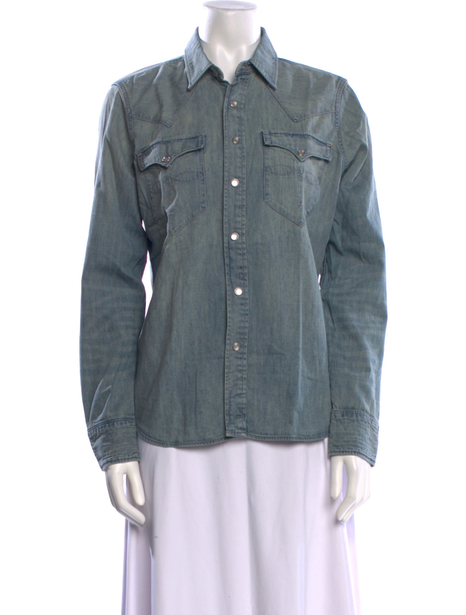 RRL & Co. Long Sleeve Button-Up Top