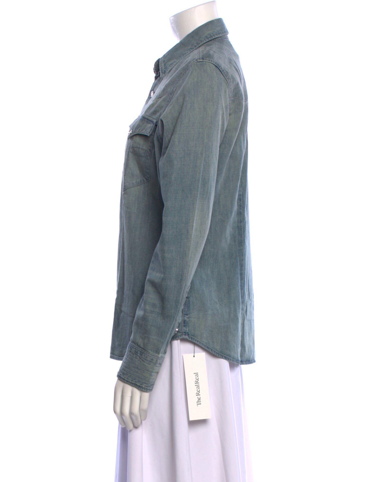 RRL & Co. Long Sleeve Button-Up Top