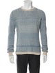 RRL & Co. Striped Crew Neck Pullover