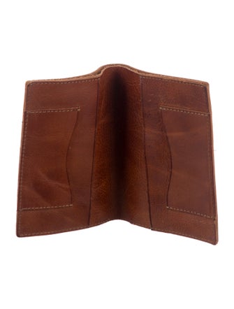 RRL & Co. Leather Graphic Print Wallet