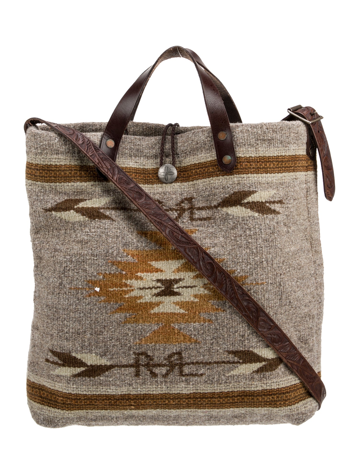 RRL & Co. Wool Messenger Bag