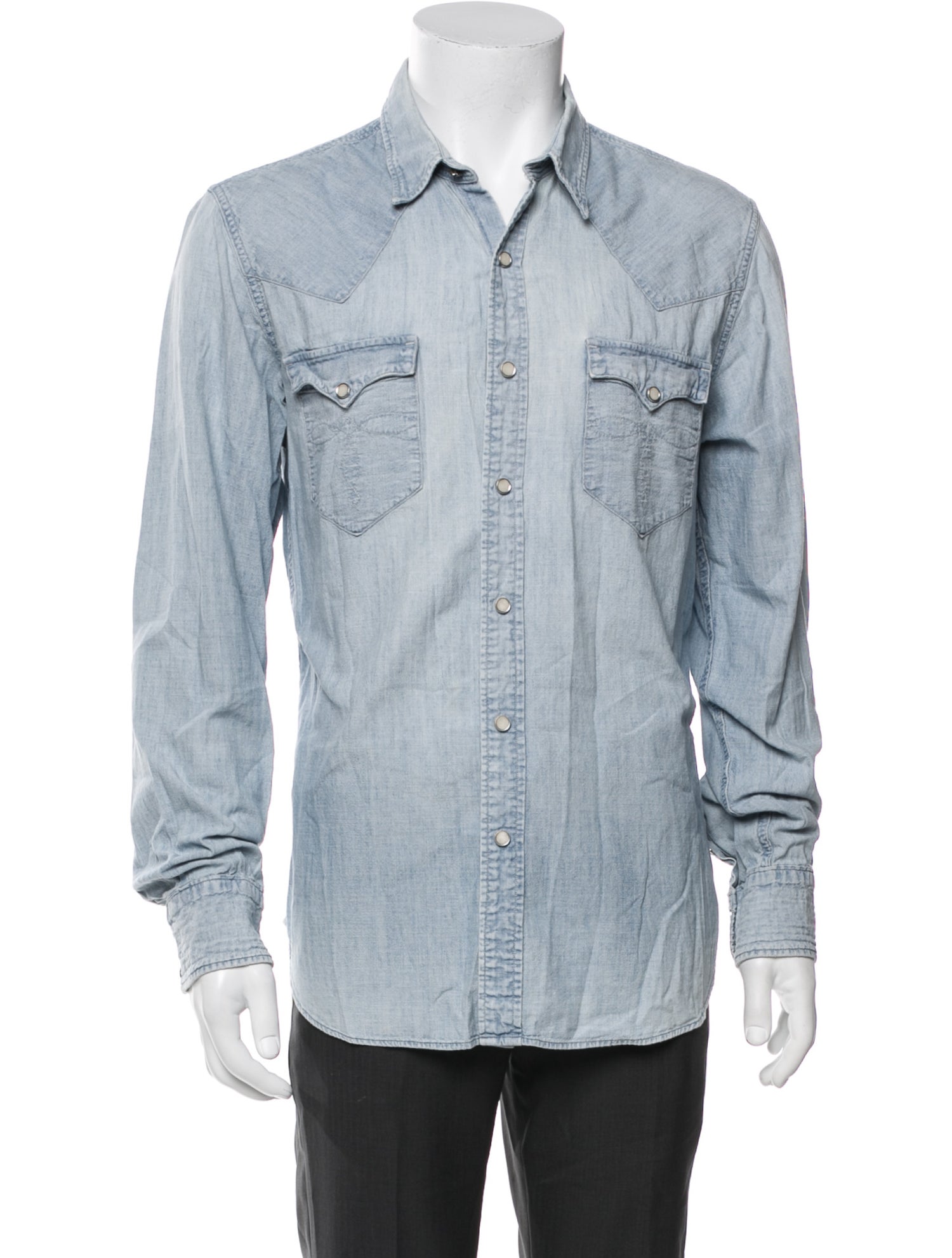 RRL & Co. Long Sleeve Denim Shirt