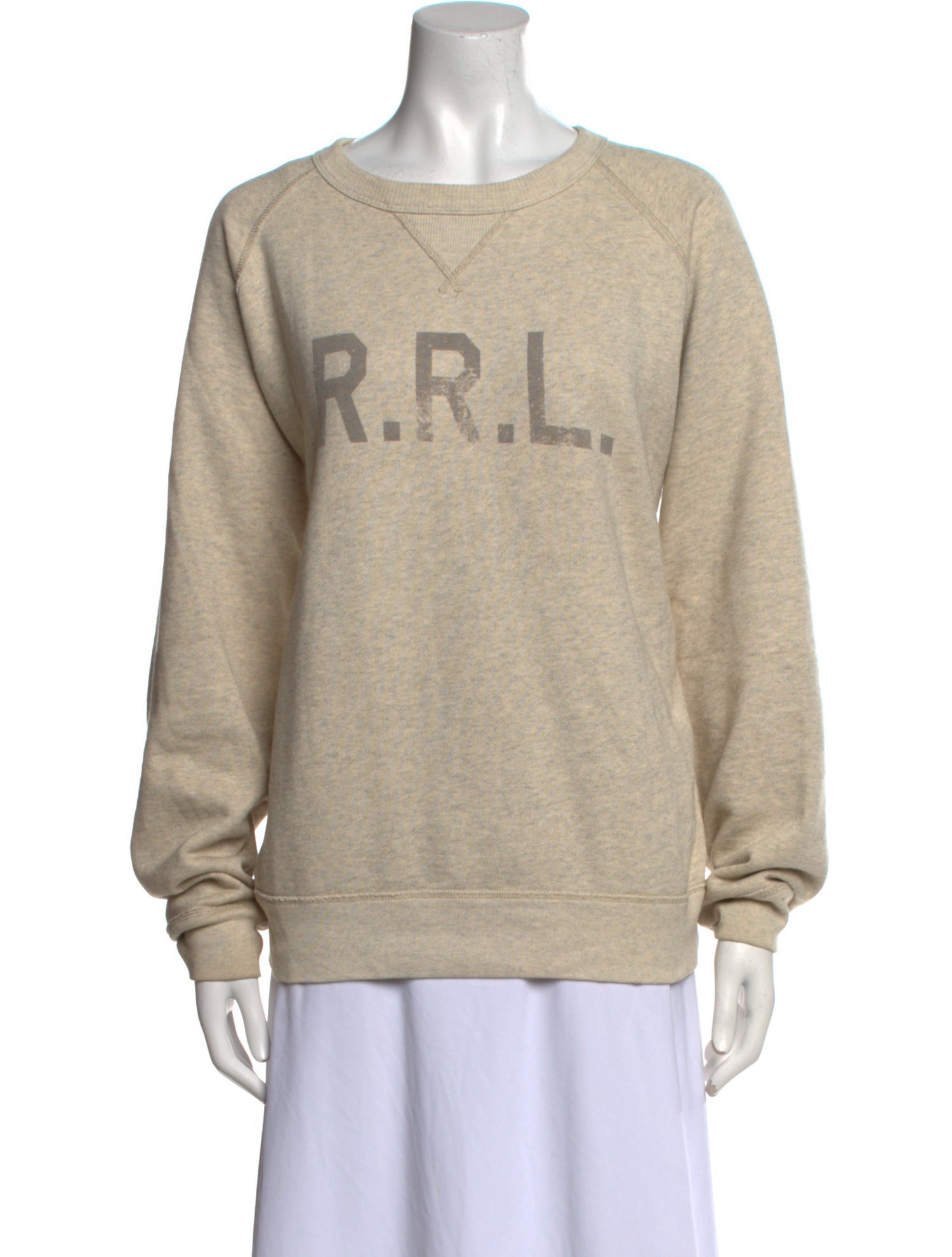 RRL & Co. Graphic Print Crew Neck Sweatshirt