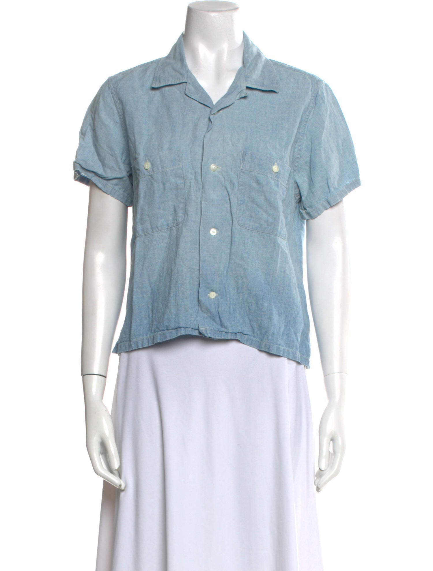 RRL & Co. Short Sleeve Button-Up Top