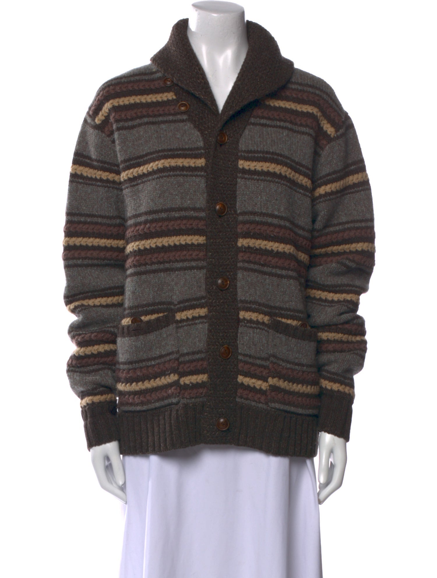 RRL & Co. Wool Striped Sweater