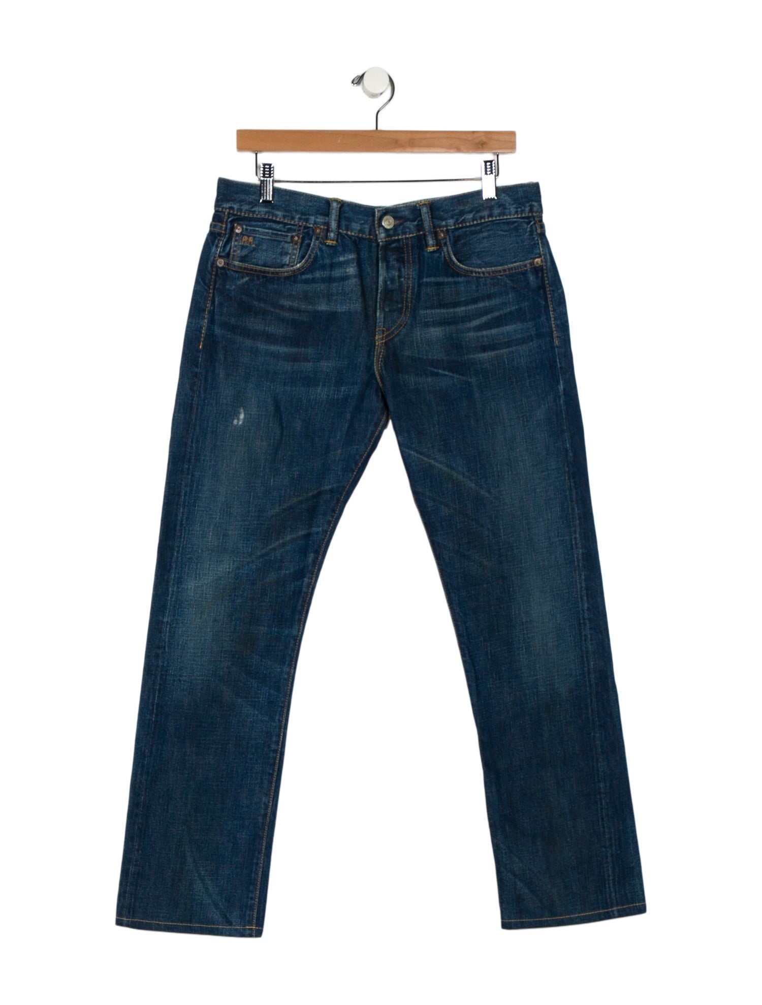 RRL & Co. Mid-Rise Straight Leg Jeans