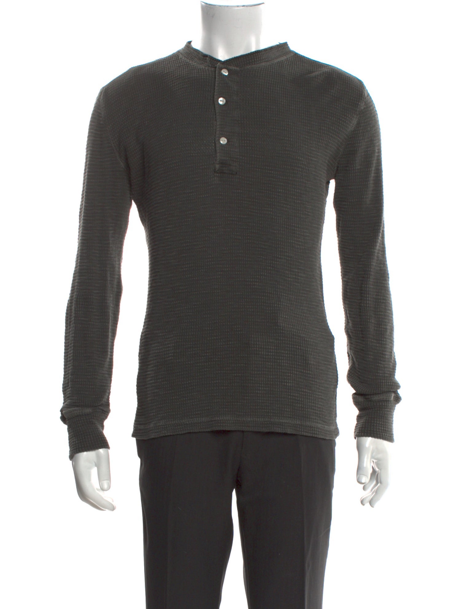 RRL & Co. V-Neck Long Sleeve Sweatshirt