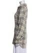RRL & Co. Plaid Print Long Sleeve Button-Up Top