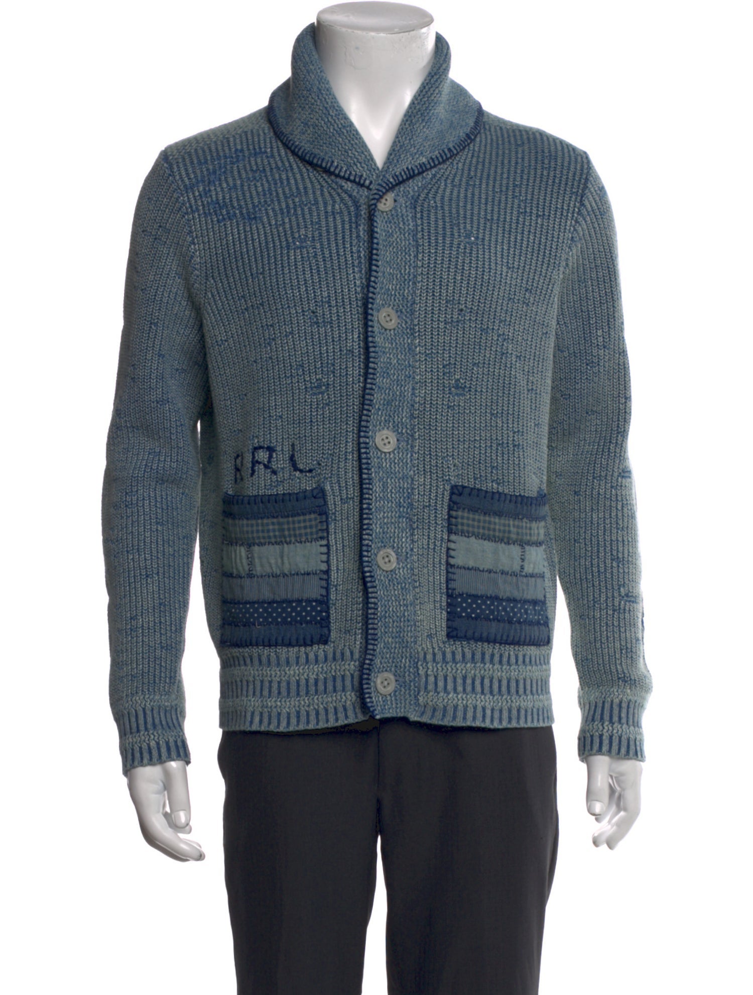RRL & Co. Mock Neck Long Sleeve Cardigan w/ Tags
