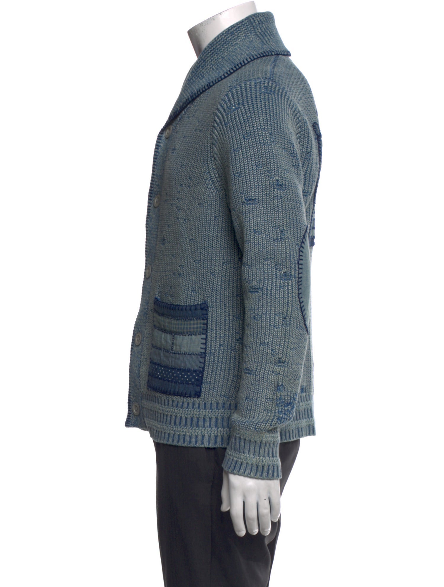 RRL & Co. Mock Neck Long Sleeve Cardigan w/ Tags