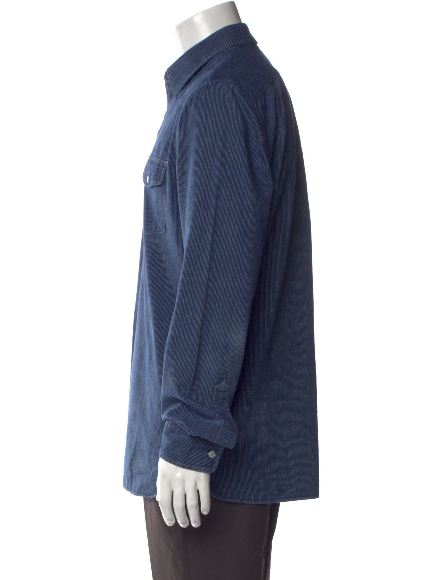 RRL & Co. Long Sleeve Denim Shirt