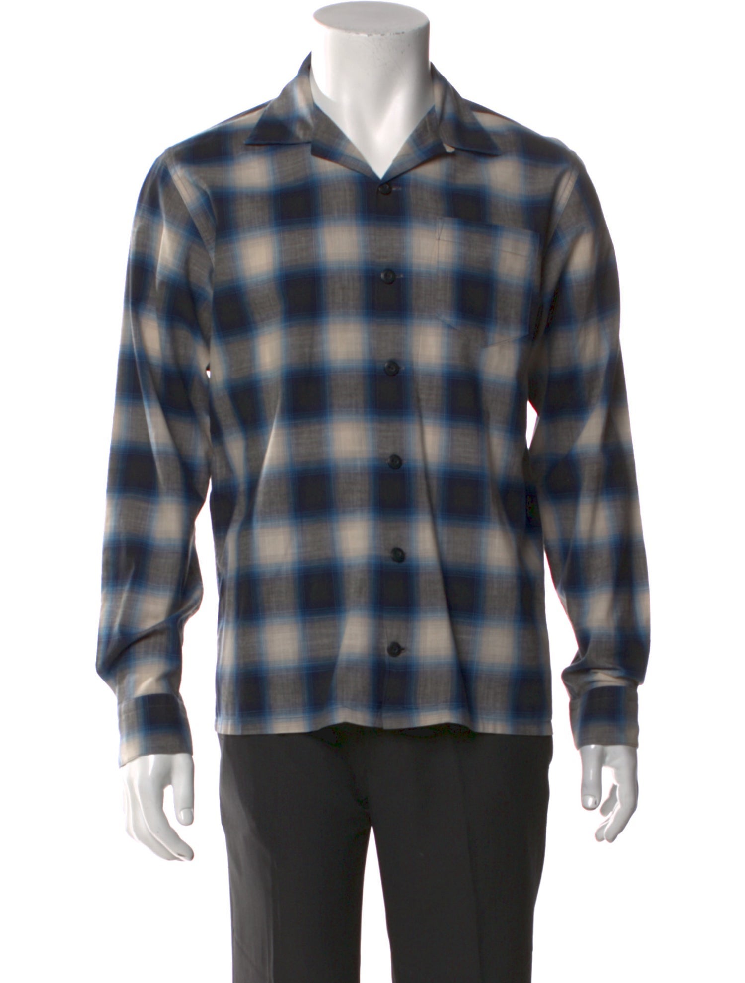 RRL & Co. Plaid Print Long Sleeve Shirt