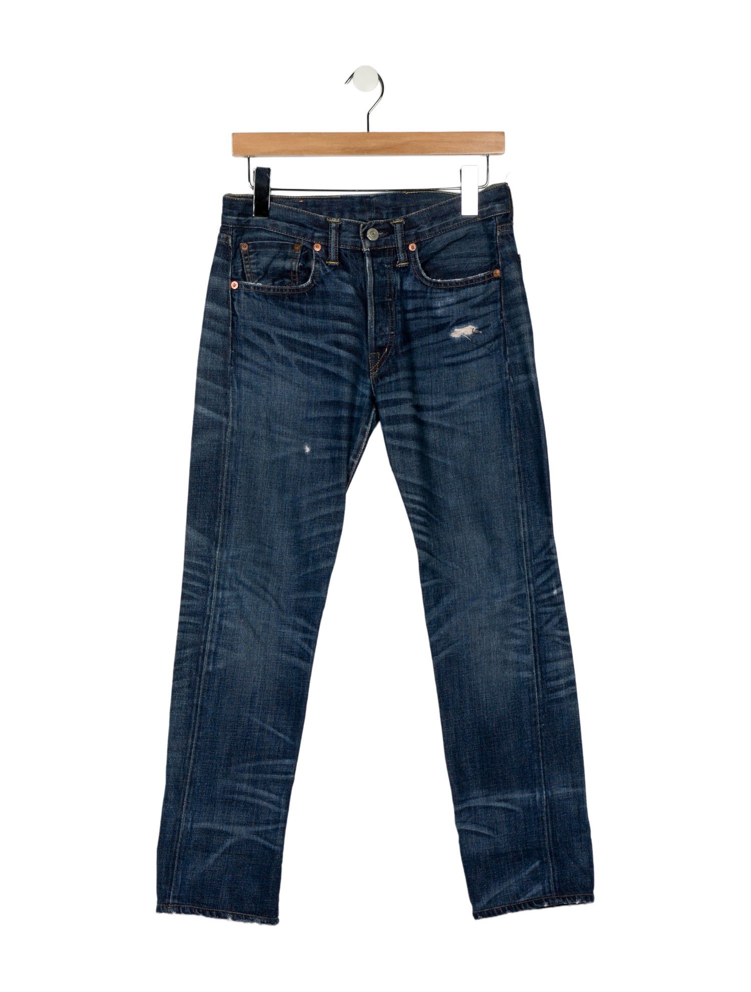 RRL & Co. Mid-Rise Straight Leg Jeans