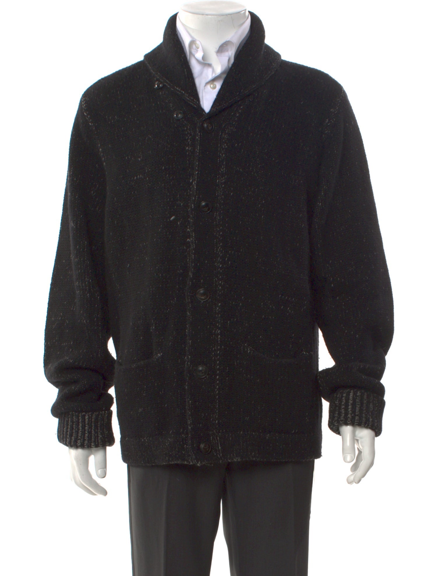 RRL & Co. Merino Wool V-Neck Cardigan