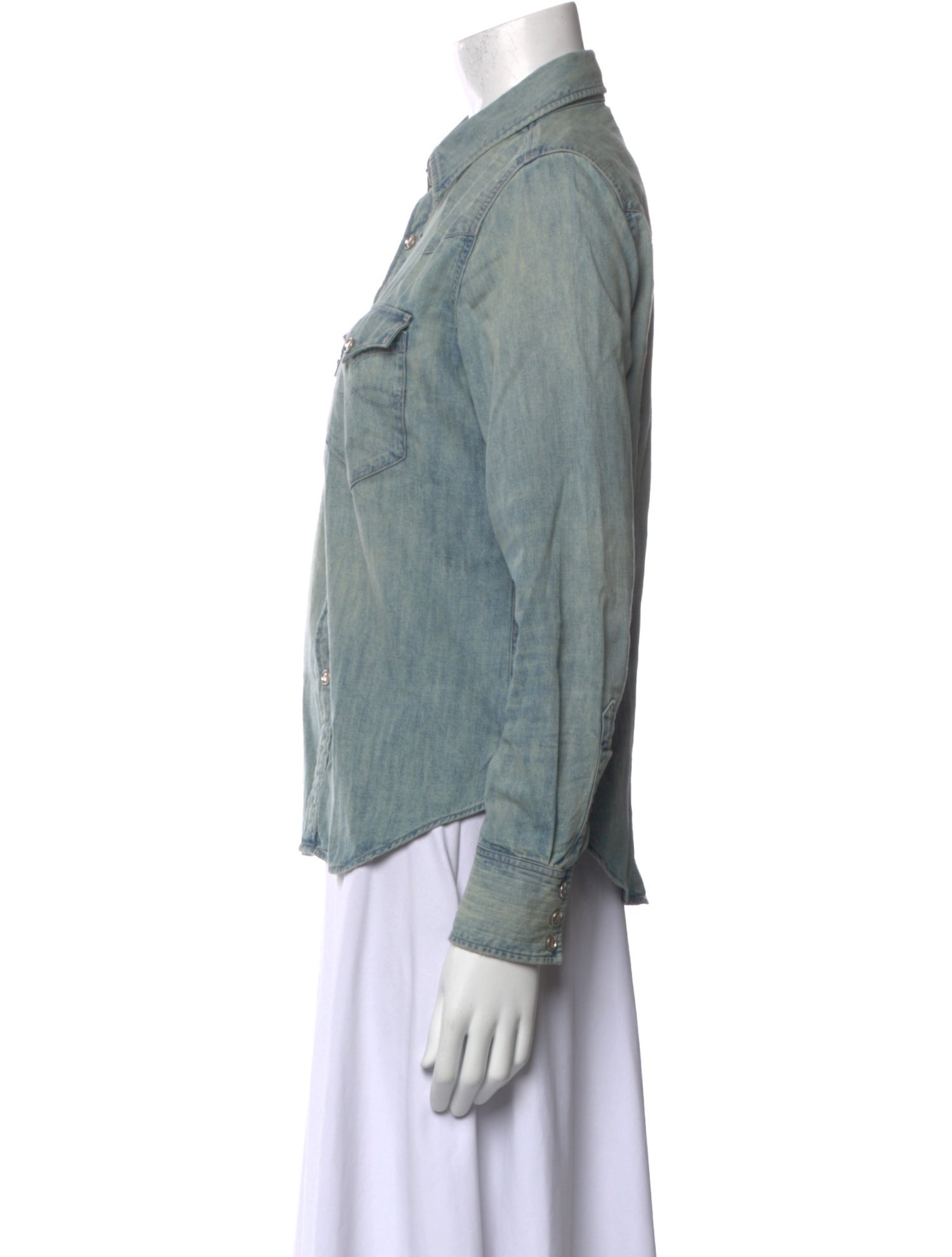 RRL & Co. Long Sleeve Button-Up Top