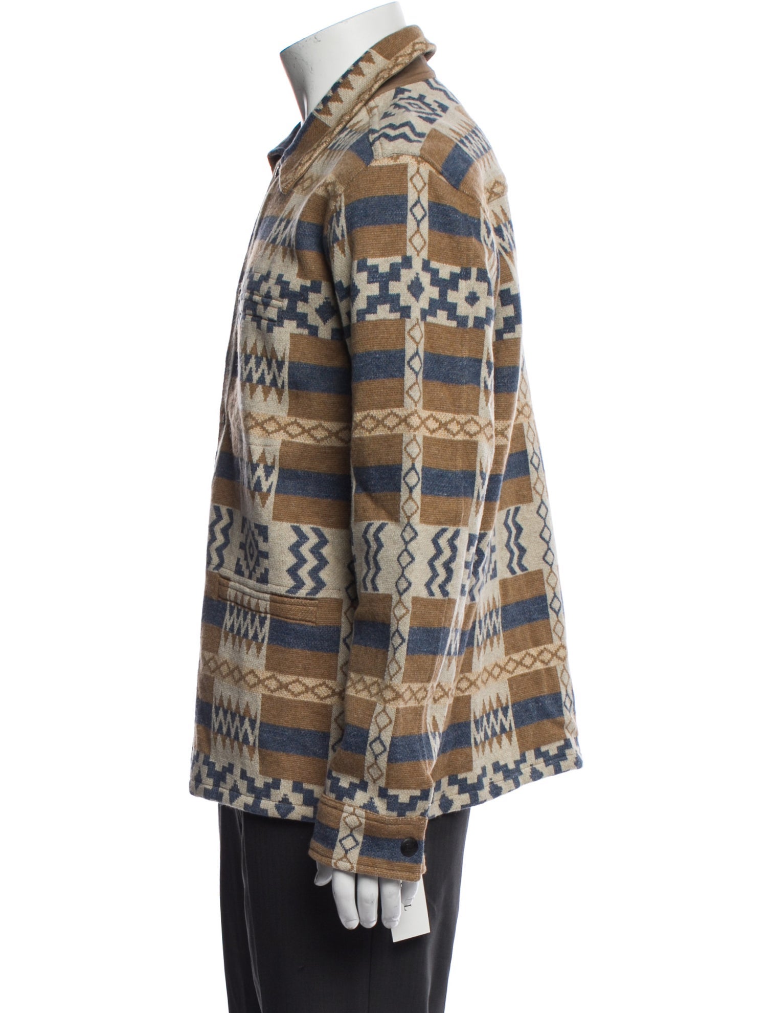 RRL & Co. Patterned Trucker Jacket