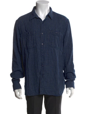 RRL & Co. Plaid Print Long Sleeve Shirt