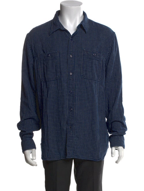 RRL & Co. Plaid Print Long Sleeve Shirt