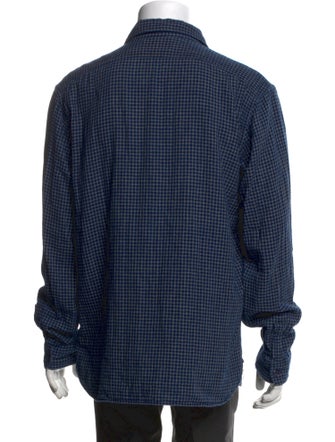 RRL & Co. Plaid Print Long Sleeve Shirt