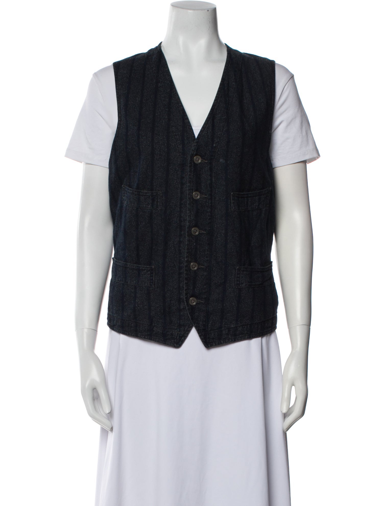 RRL & Co. Striped Vest