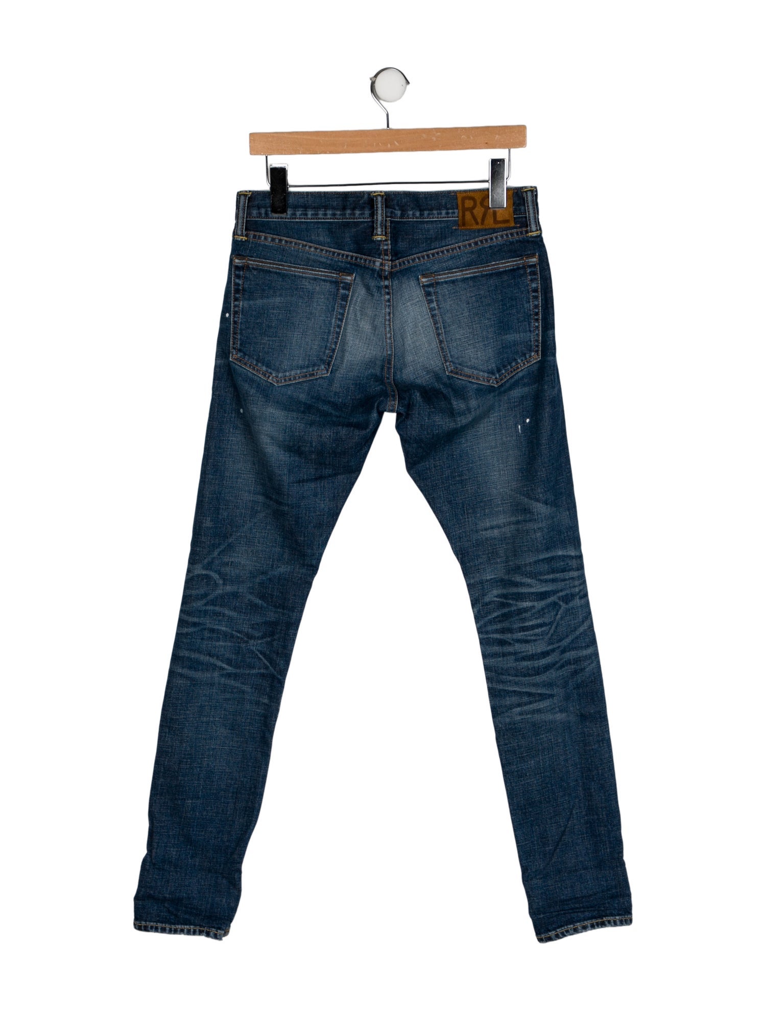 RRL & Co. Mid-Rise Skinny Leg Jeans