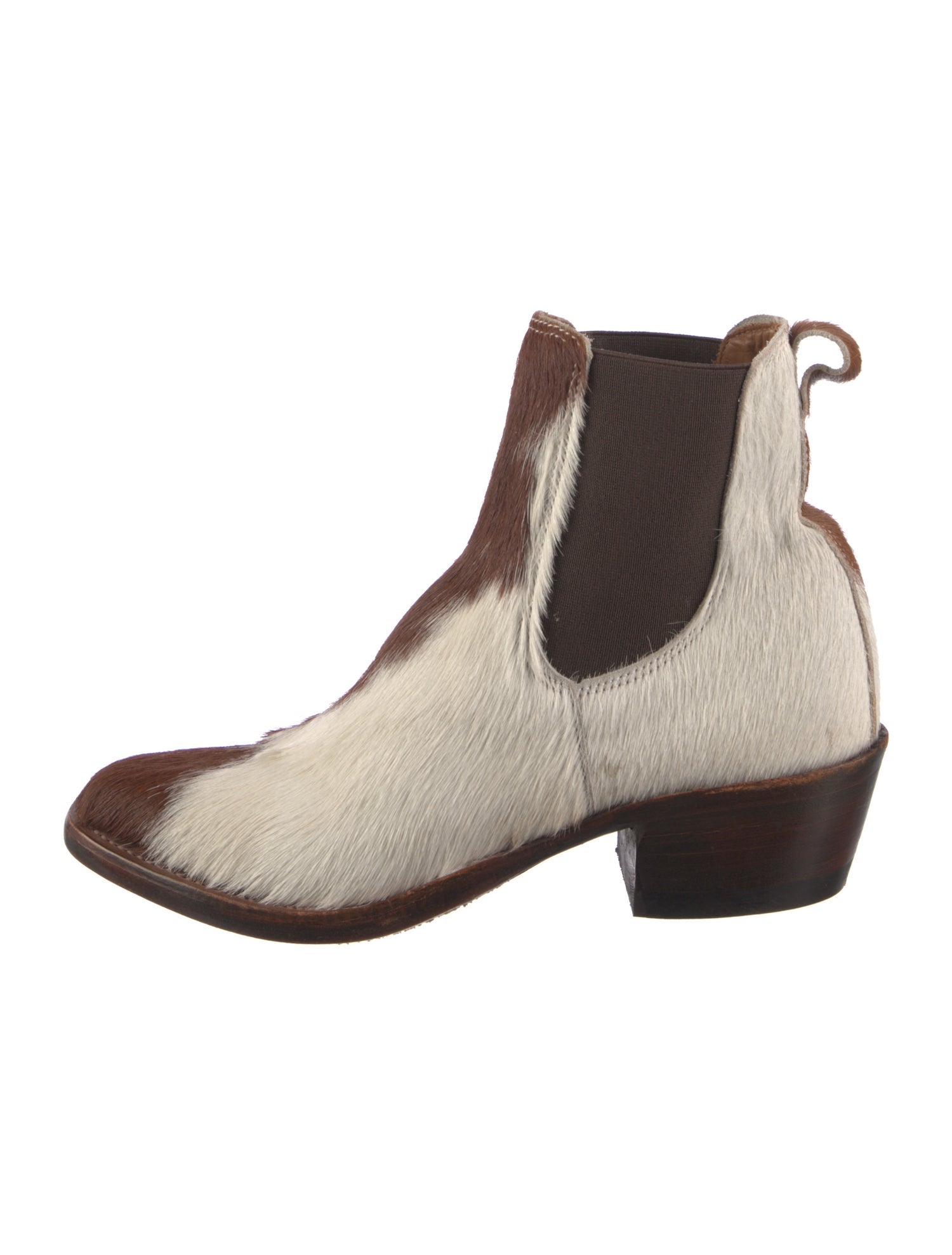 RRL & Co. Fur Chelsea Boots