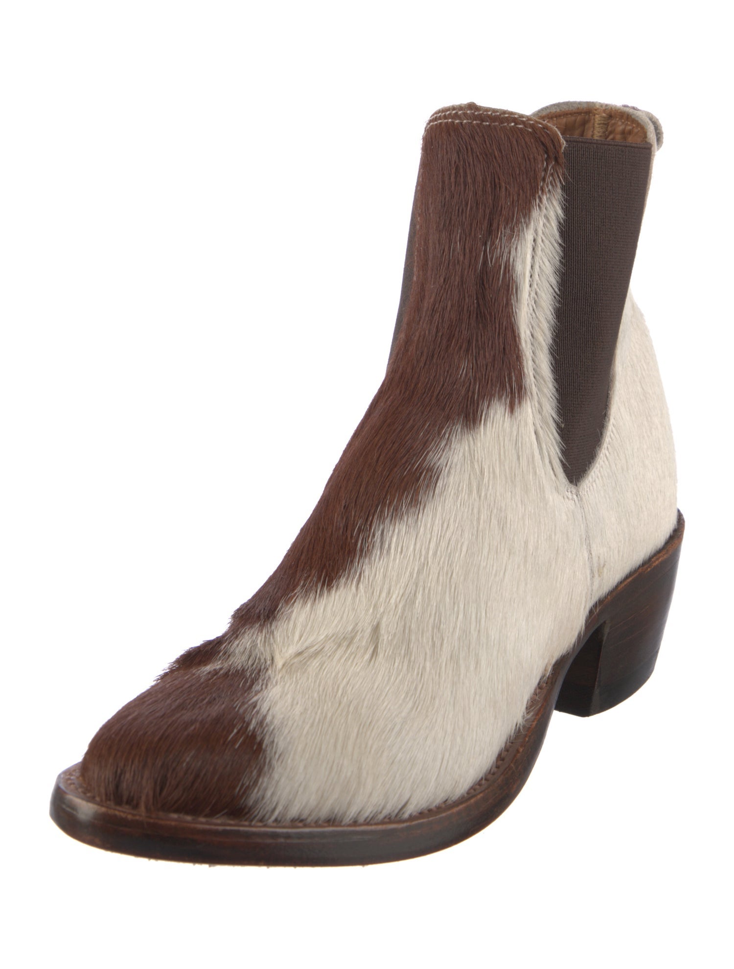 RRL & Co. Fur Chelsea Boots