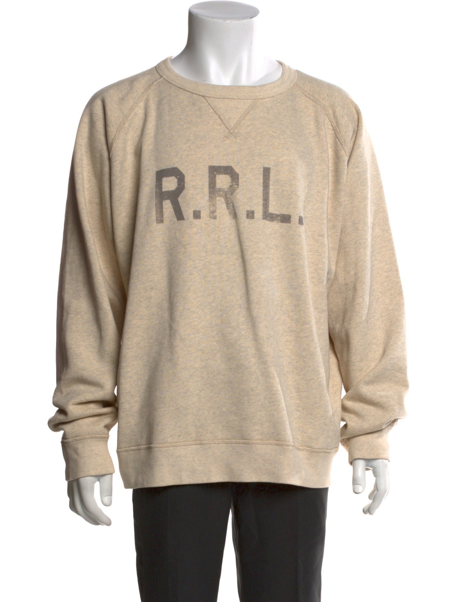 RRL & Co. Graphic Print Crew Neck Sweatshirt