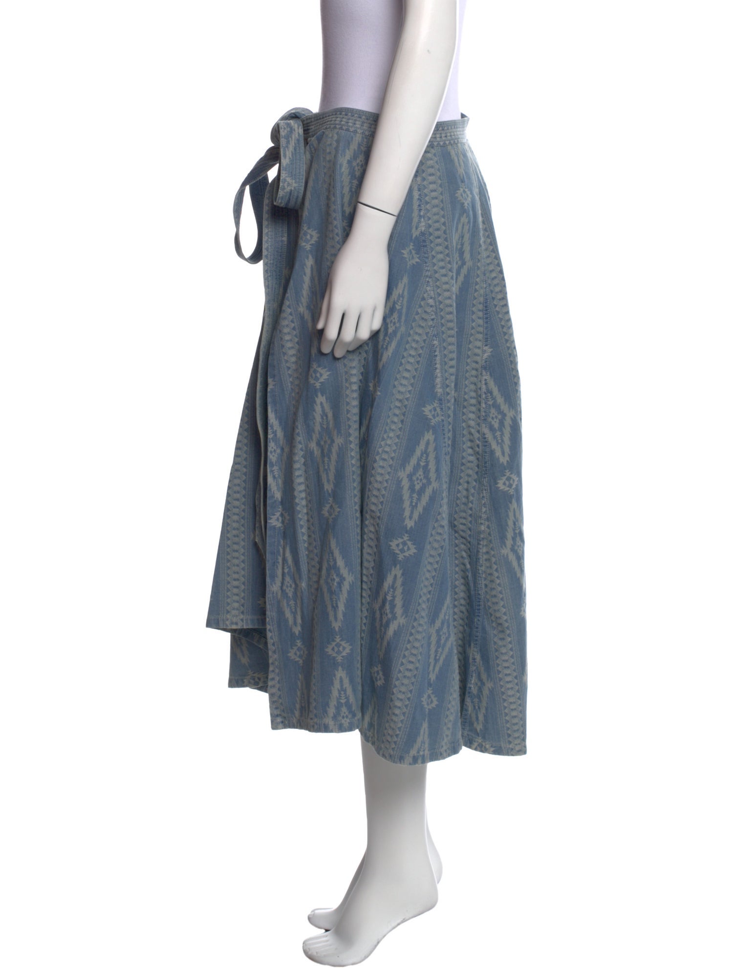 RRL & Co. Printed Midi Length Skirt w/ Tags