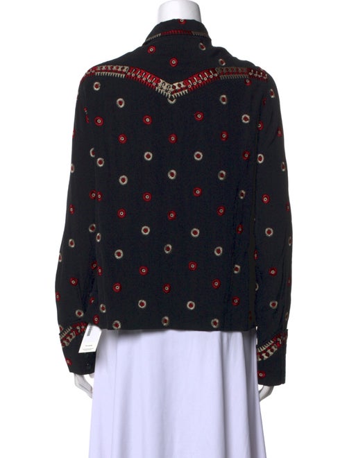 RRL & Co. Floral Print Long Sleeve Sweatshirt