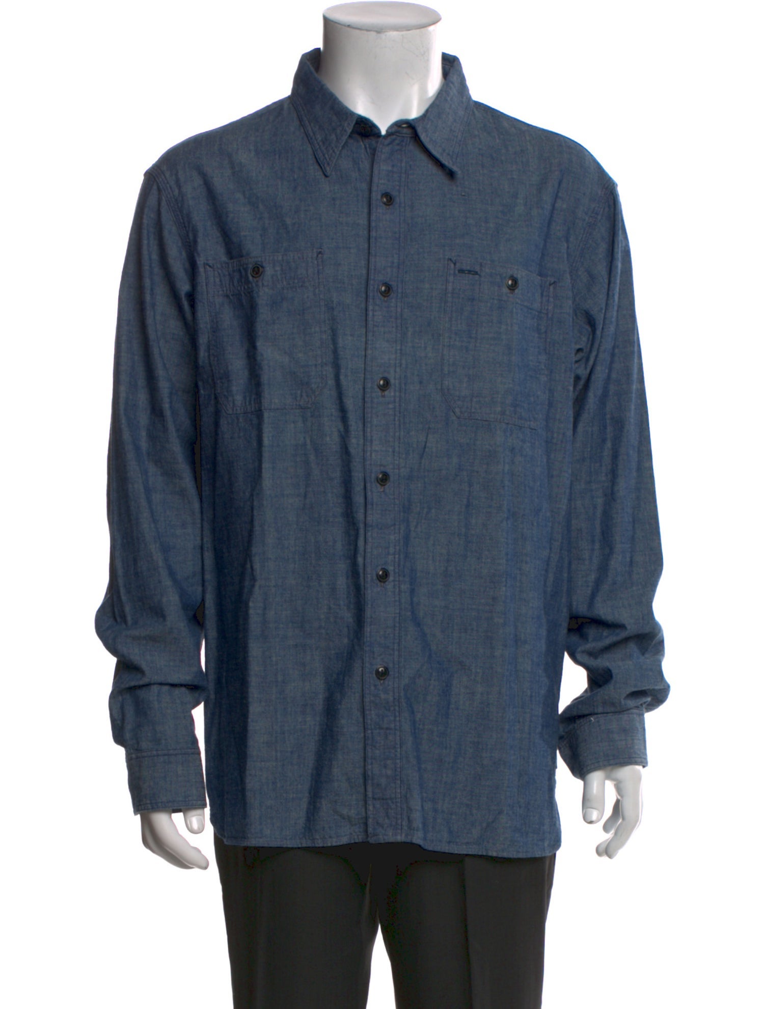 RRL & Co. Long Sleeve Denim Shirt