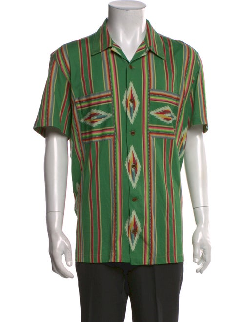 RRL & Co. Striped Short Sleeve Shirt