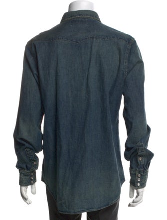 RRL & Co. Long Sleeve Denim Shirt