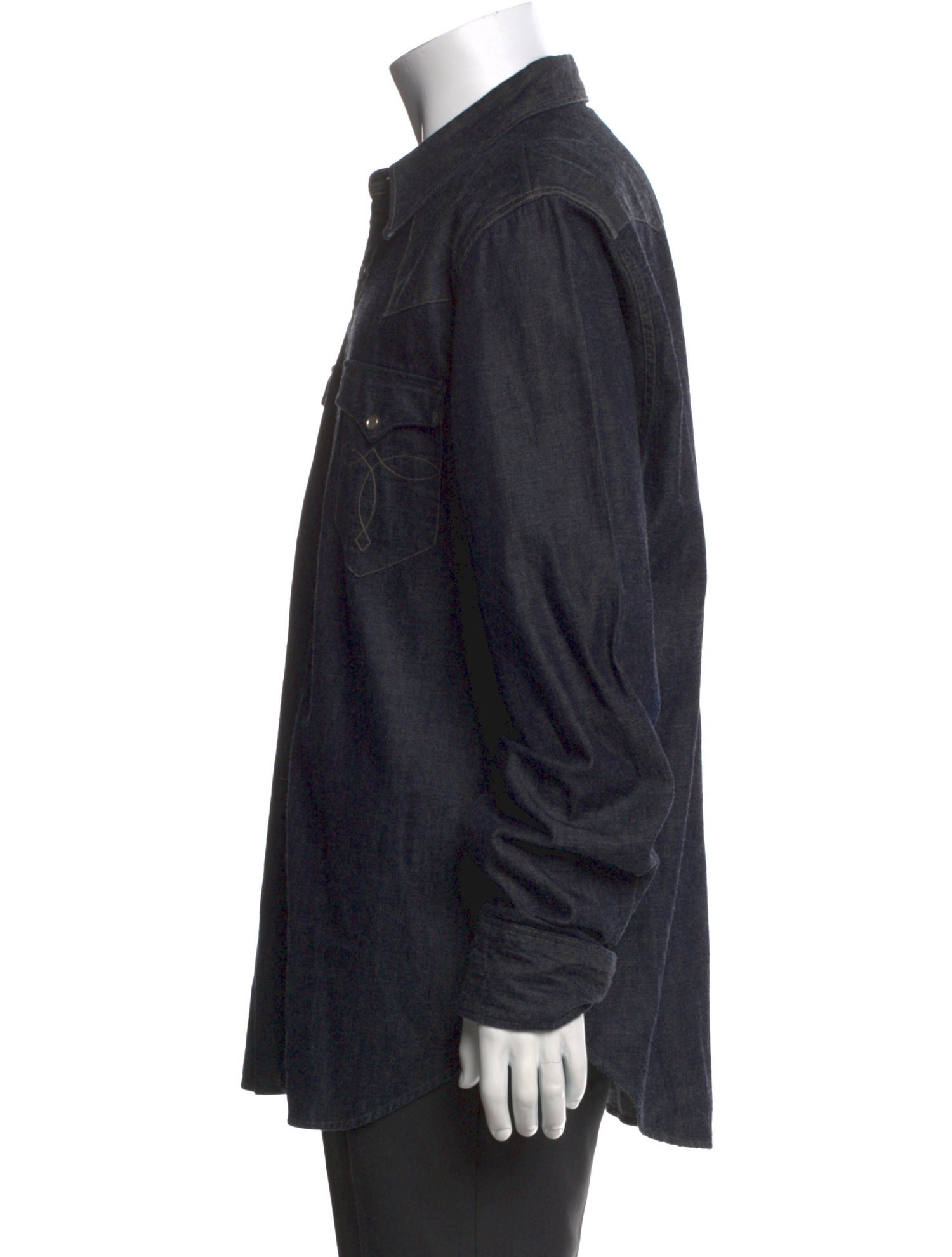 RRL & Co. Long Sleeve Denim Shirt