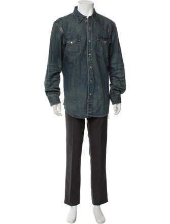 RRL & Co. Long Sleeve Denim Shirt