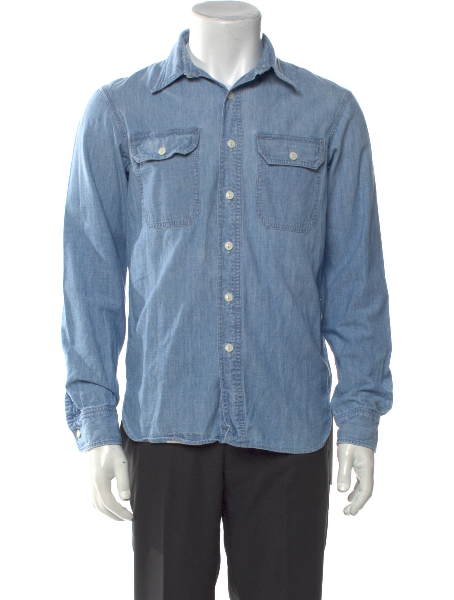 RRL & Co. Long Sleeve Denim Shirt